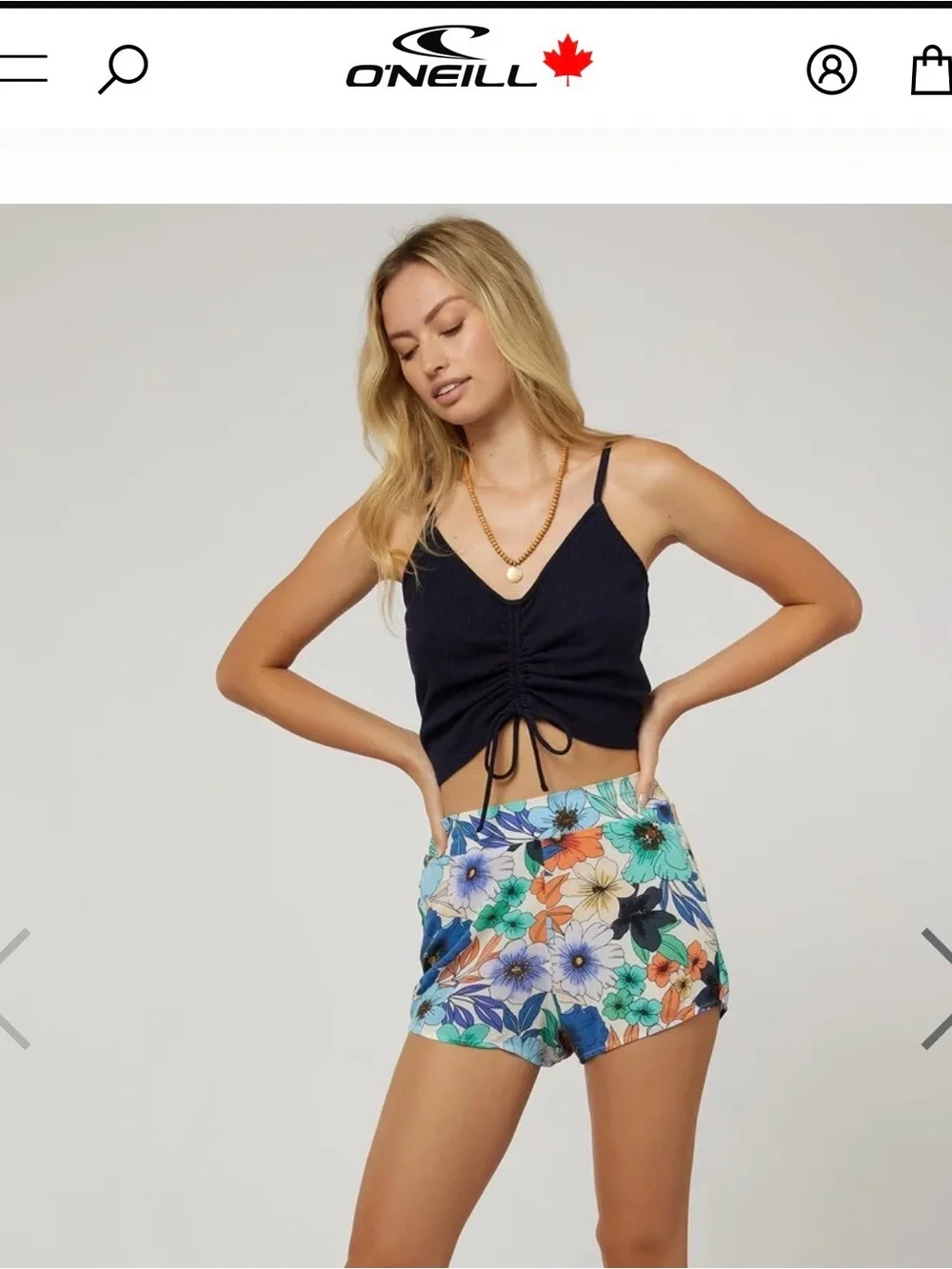 O'Neill Twyla Multicolor Floral Shorts